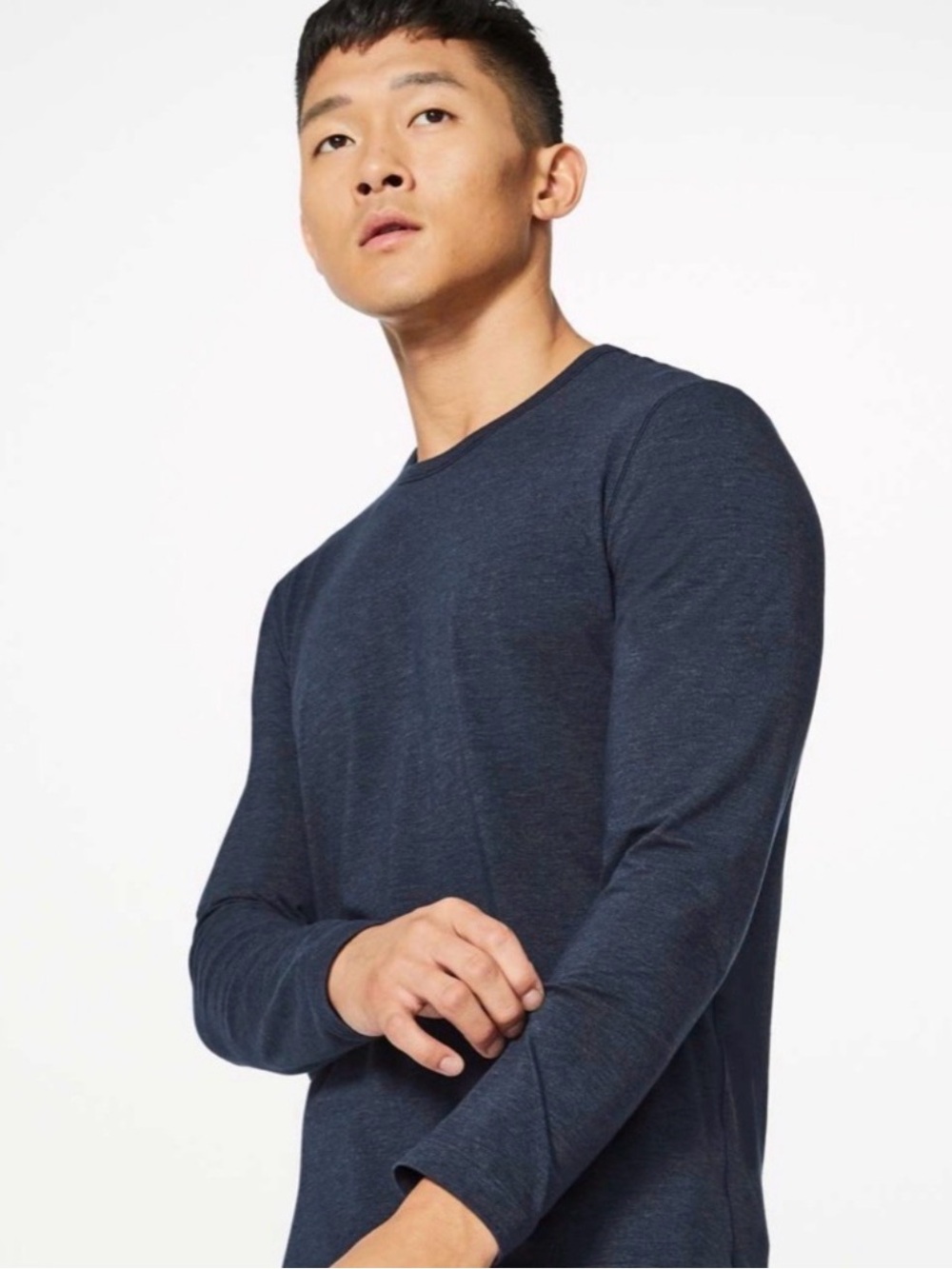 Men’s Lululemon Long Sleeve Navy Tee